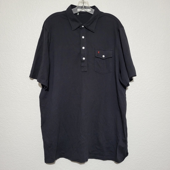 Criquet Other - Criquet black golf Polo Shirt embroidery XXL organic cotton